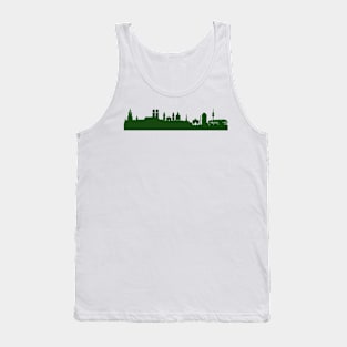 MUNICH skyline in forest green Tank Top